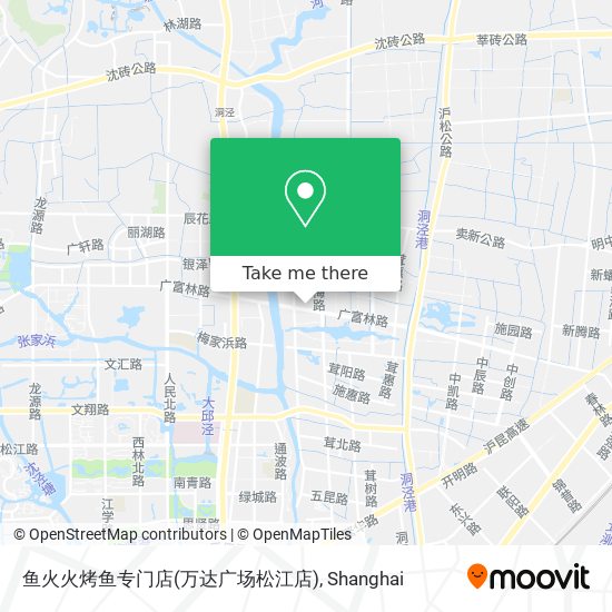 鱼火火烤鱼专门店(万达广场松江店) map