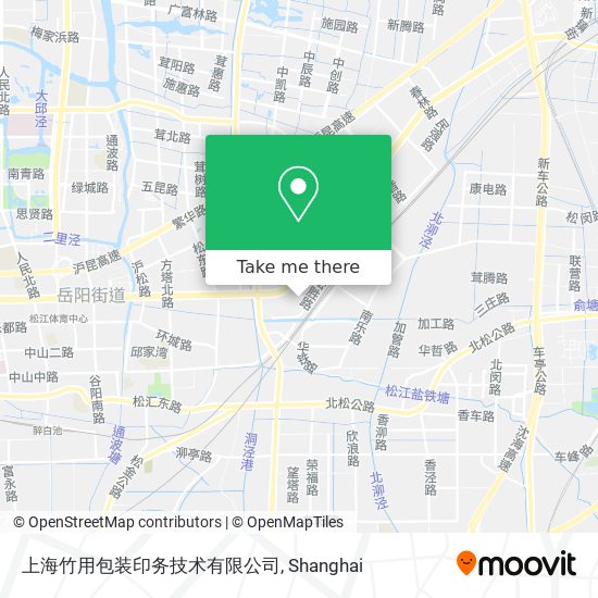 上海竹用包装印务技术有限公司 map