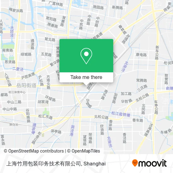 上海竹用包装印务技术有限公司 map