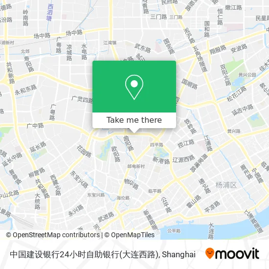 中国建设银行24小时自助银行(大连西路) map