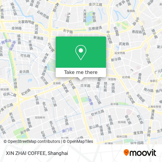 XIN ZHAI COFFEE map