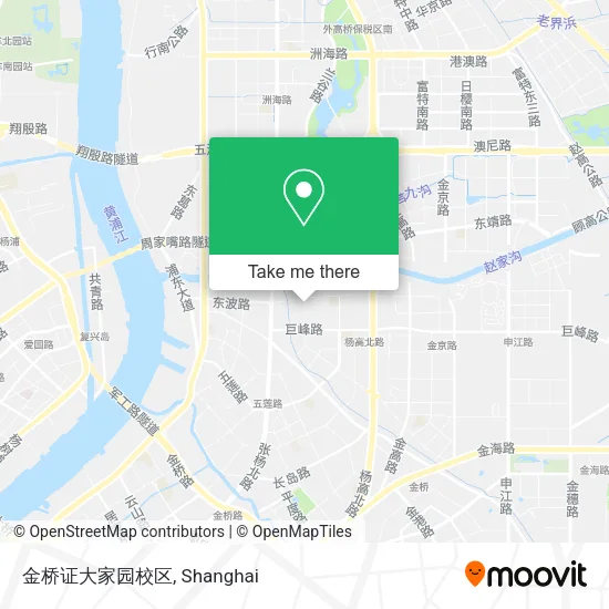 金桥证大家园校区 map