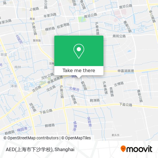 AED(上海市下沙学校) map