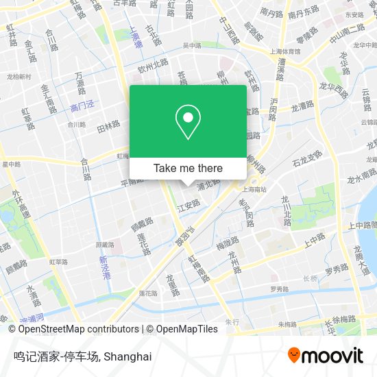 鸣记酒家-停车场 map