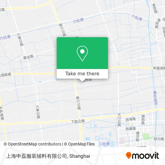 上海申磊服装辅料有限公司 map