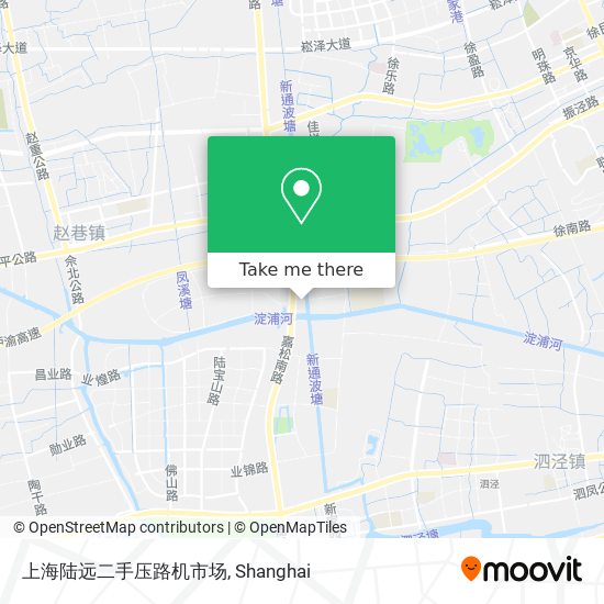 上海陆远二手压路机市场 map