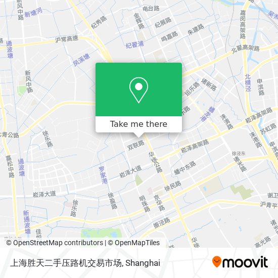 上海胜天二手压路机交易市场 map