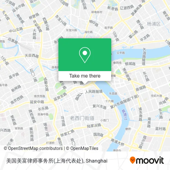 美国美富律师事务所(上海代表处) map