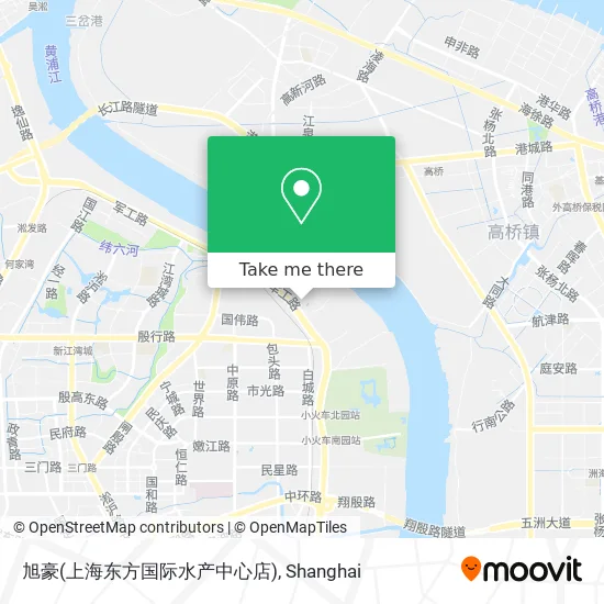 旭豪(上海东方国际水产中心店) map