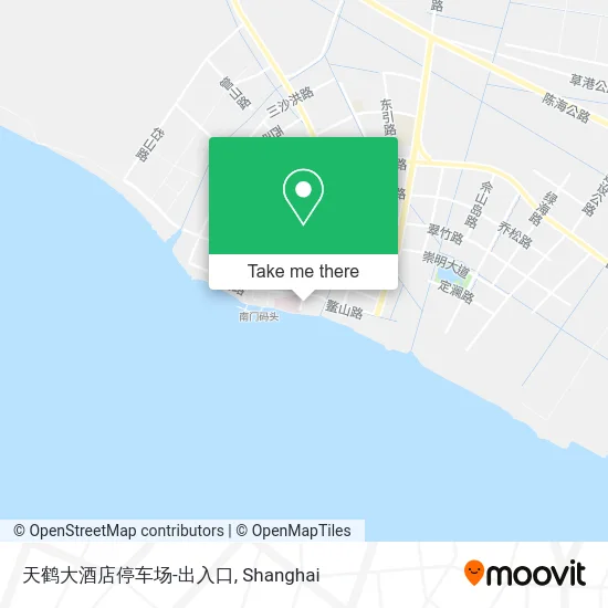 天鹤大酒店停车场-出入口 map
