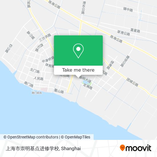 上海市崇明基点进修学校 map