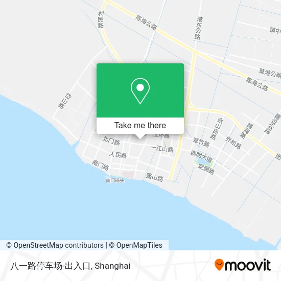 八一路停车场-出入口 map