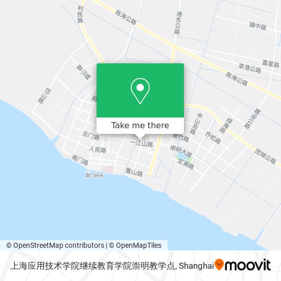 上海应用技术学院继续教育学院崇明教学点 map