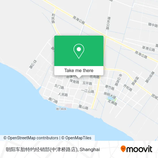朝阳车胎特约经销部(中津桥路店) map