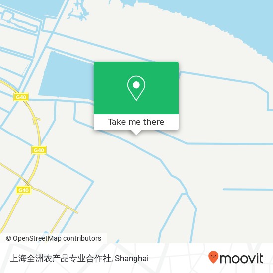 上海全洲农产品专业合作社 map