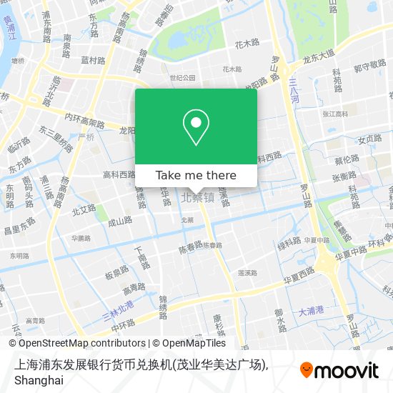 上海浦东发展银行货币兑换机(茂业华美达广场) map
