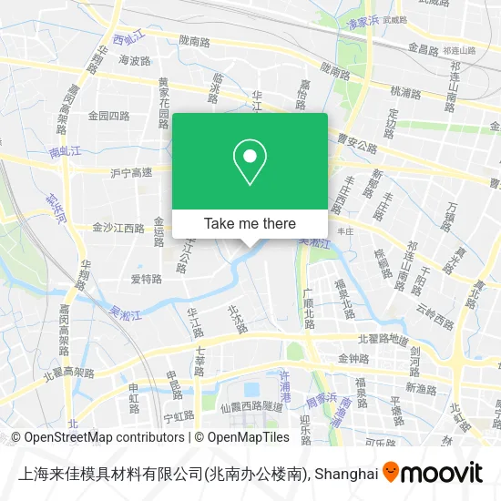 上海来佳模具材料有限公司(兆南办公楼南) map