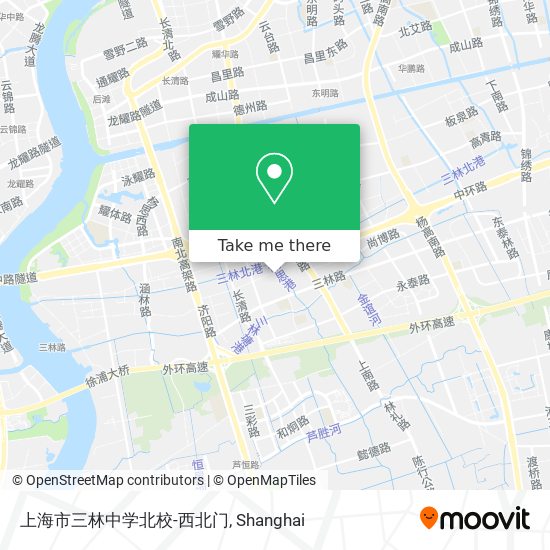 上海市三林中学北校-西北门 map