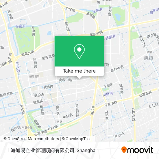 上海通易企业管理顾问有限公司 map
