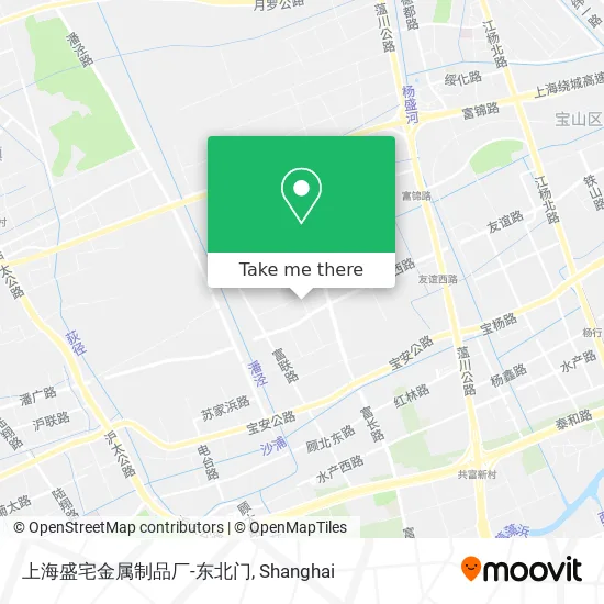 上海盛宅金属制品厂-东北门 map