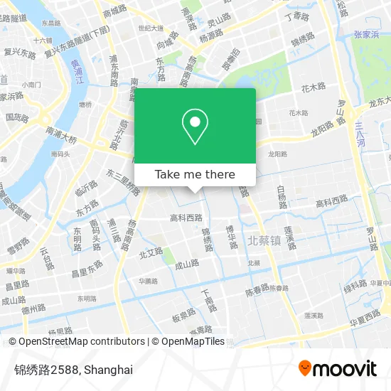 锦绣路2588 map