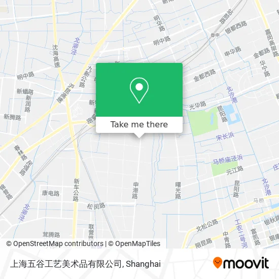 上海五谷工艺美术品有限公司 map