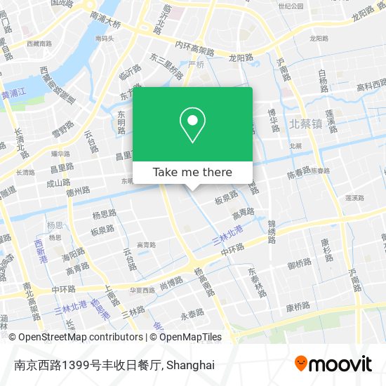 南京西路1399号丰收日餐厅 map
