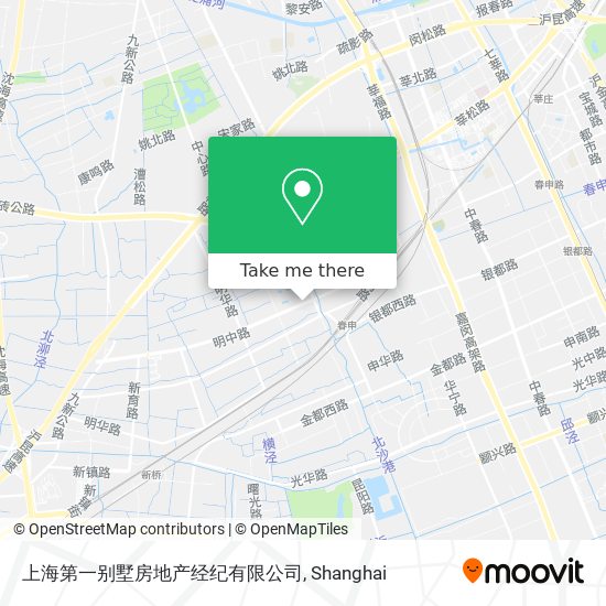 上海第一别墅房地产经纪有限公司 map