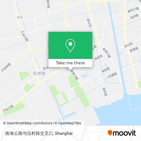 南海公路与沿村路交叉口 map