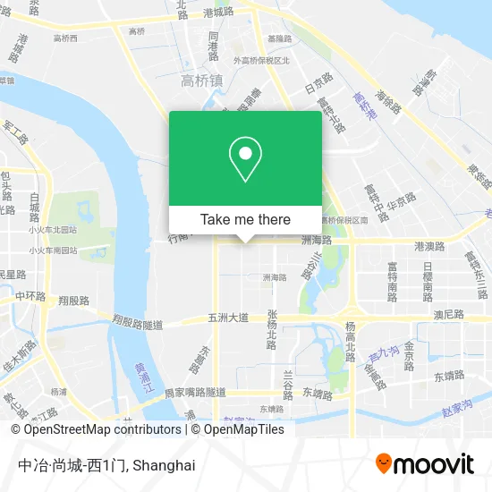 中冶·尚城-西1门 map