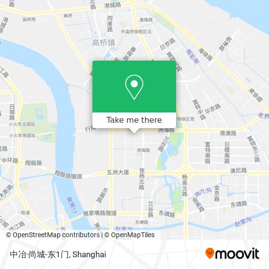 中冶·尚城-东1门 map