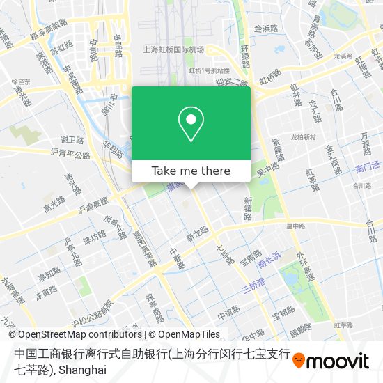 中国工商银行离行式自助银行(上海分行闵行七宝支行七莘路) map