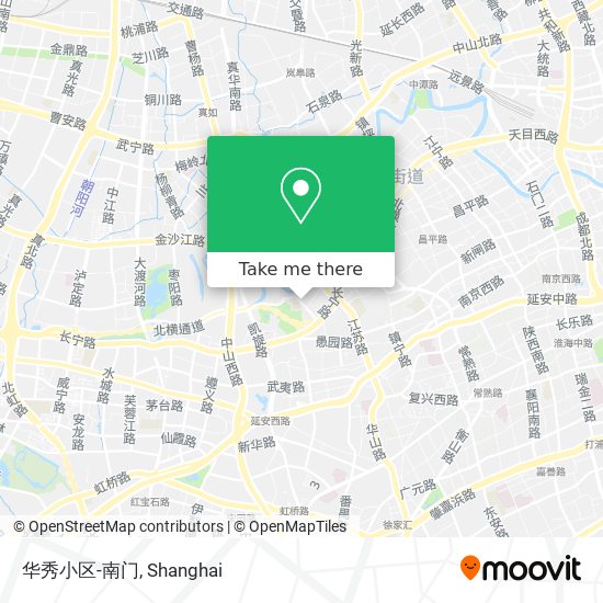 华秀小区-南门 map