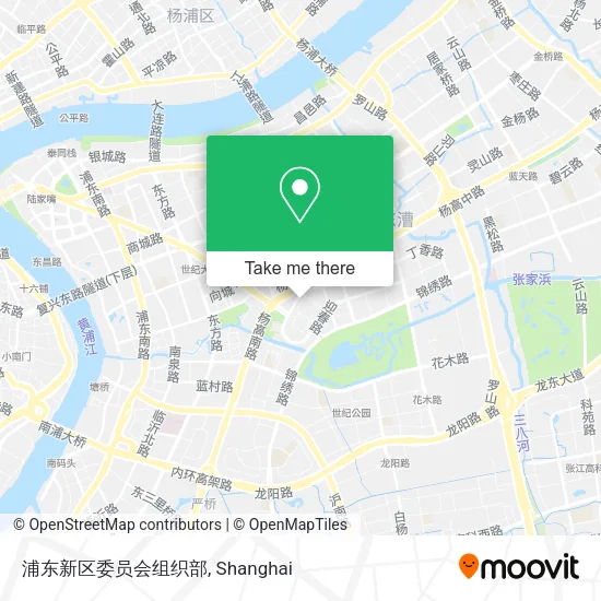 浦东新区委员会组织部 map