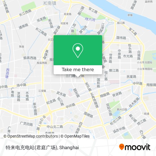特来电充电站(君庭广场) map