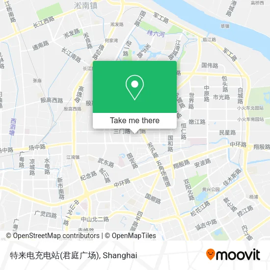 特来电充电站(君庭广场) map