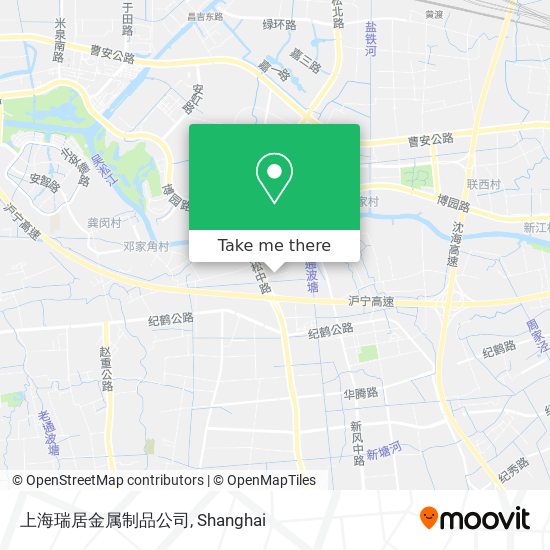 上海瑞居金属制品公司 map