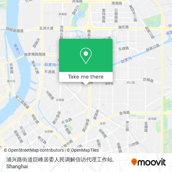 浦兴路街道巨峰居委人民调解信访代理工作站 map