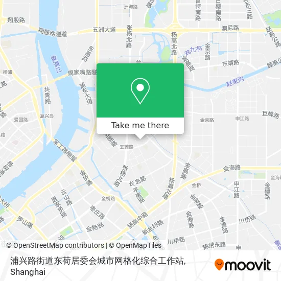 浦兴路街道东荷居委会城市网格化综合工作站 map