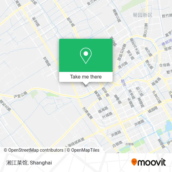 湘江菜馆 map