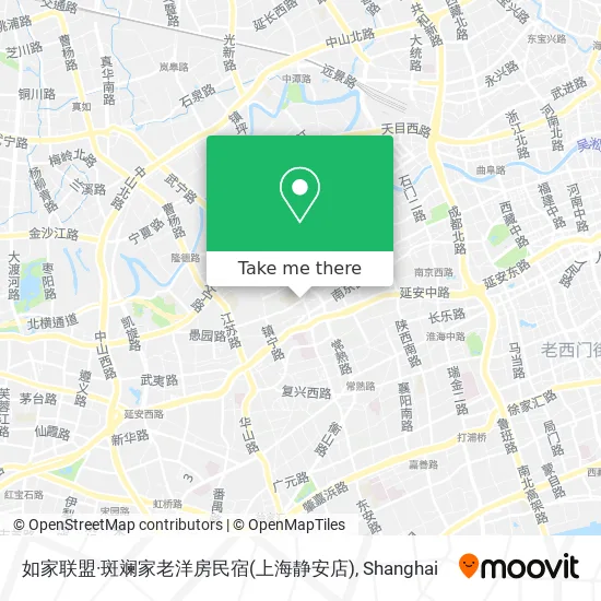 如家联盟·斑斓家老洋房民宿(上海静安店) map