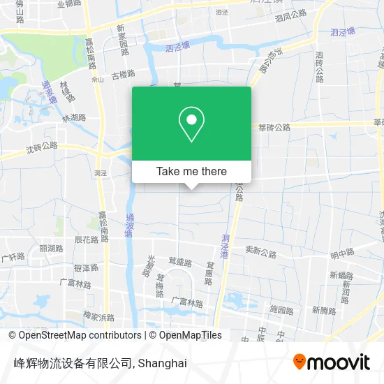 峰辉物流设备有限公司 map