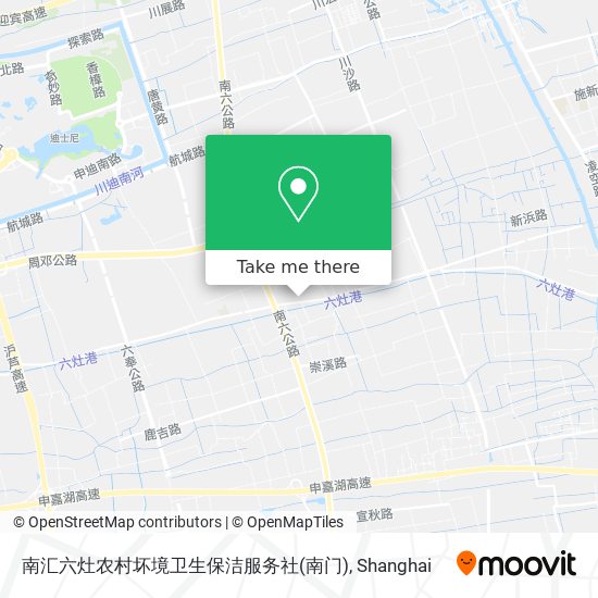 南汇六灶农村坏境卫生保洁服务社(南门) map