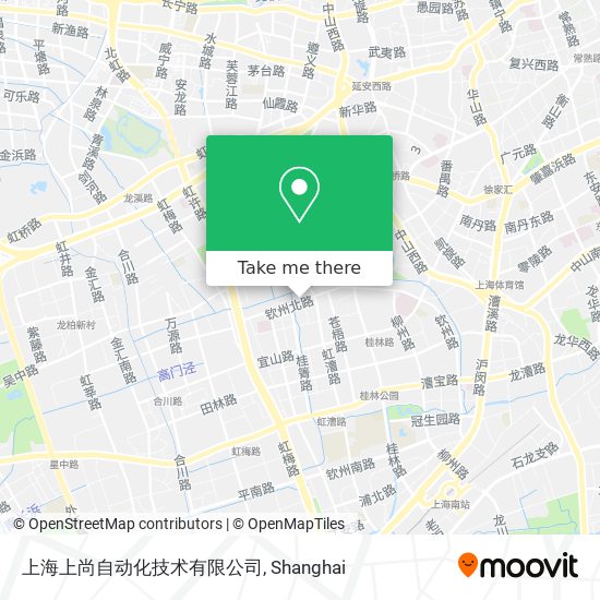 上海上尚自动化技术有限公司 map