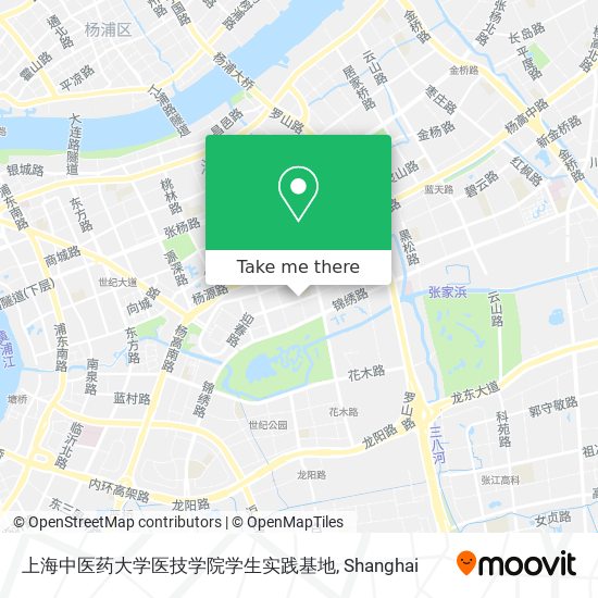 上海中医药大学医技学院学生实践基地 map