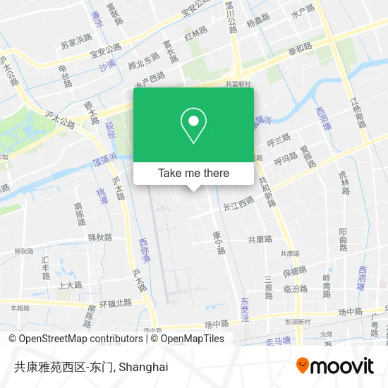 共康雅苑西区-东门 map