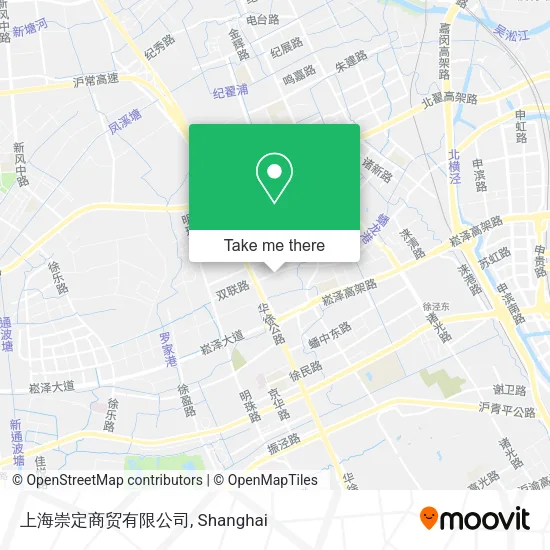 上海崇定商贸有限公司 map