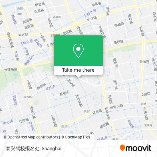 泰兴驾校报名处 map