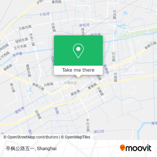 亭枫公路五一 map