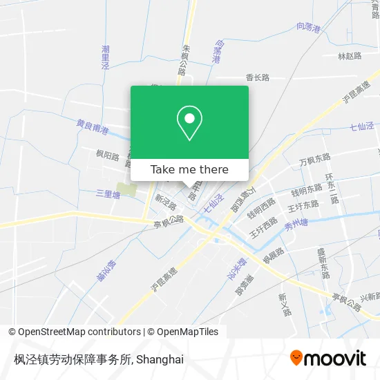 枫泾镇劳动保障事务所 map
